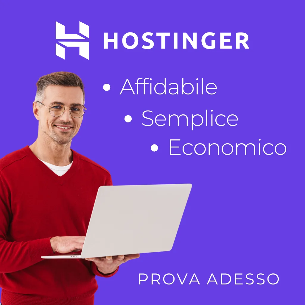 Hostinger - Il tuo hosting affidabile - Francesco Infantino